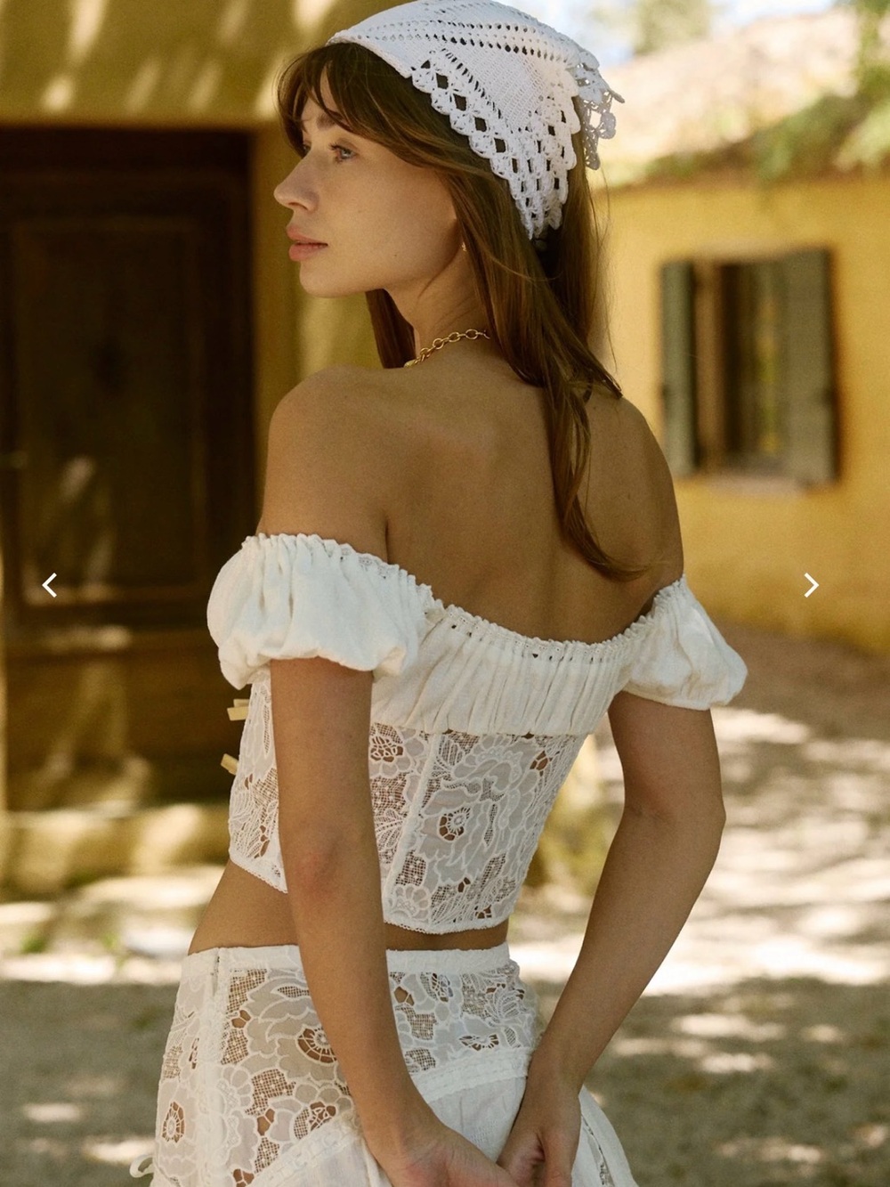 Bydee OPHELIA TOP IN CÉLESTE - Picture 2 of 9